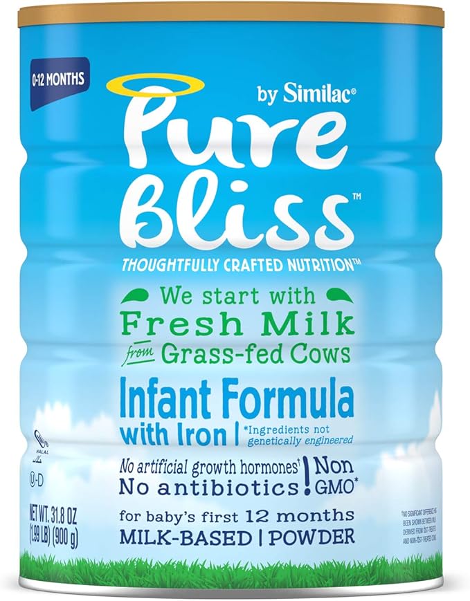 similac 雅培 pure bliss 婴儿配方奶粉 适用年龄:0-12月 4罐装 900g